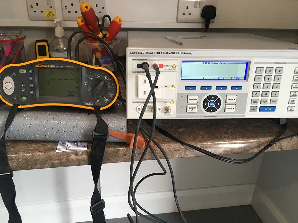 Electrical tester calibration services
